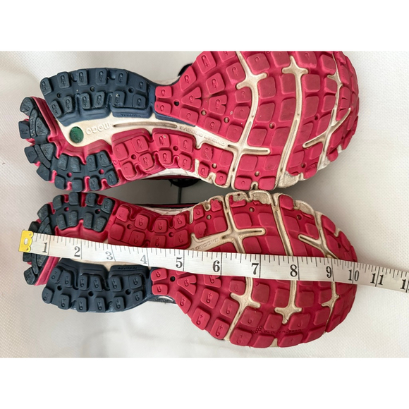 Brooks Ghost 6 Womens Running Shoes Sneakers Gray Pink Size 7 - Picture 8 of 10